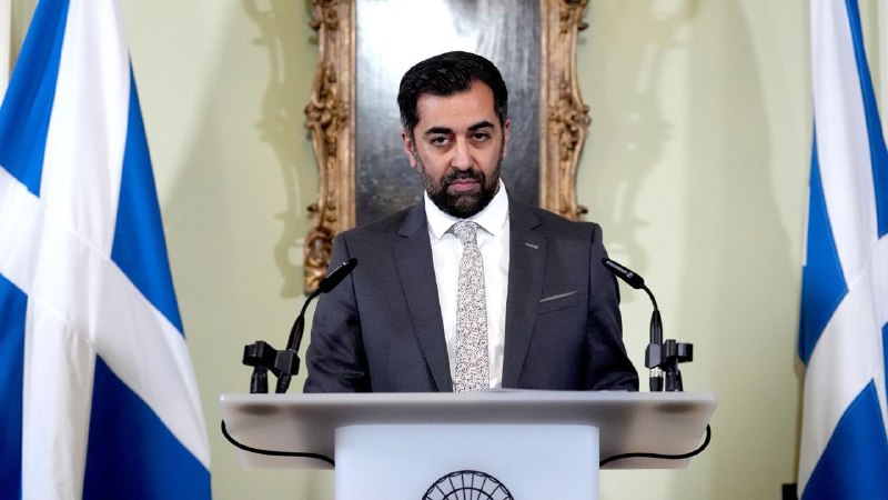 苏格兰政府首席大臣胡穆扎·优素福宣布辞职