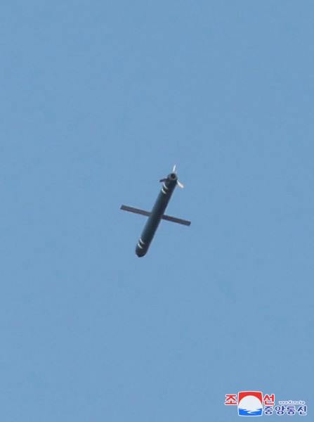 朝鲜导弹总局25日试射海对地战略巡航制导武器