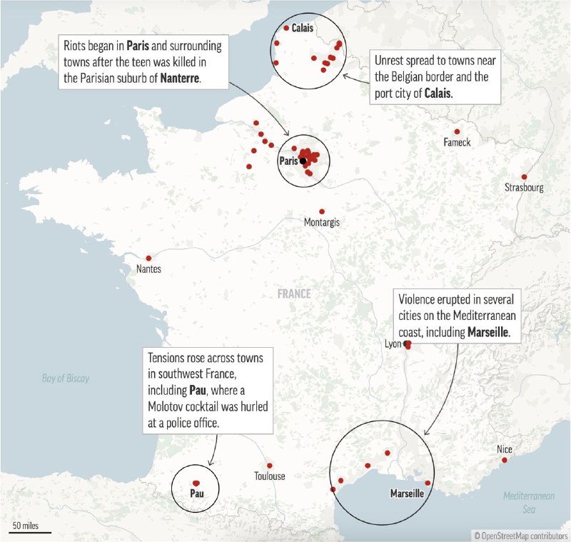 法国骚乱已进入第4天
