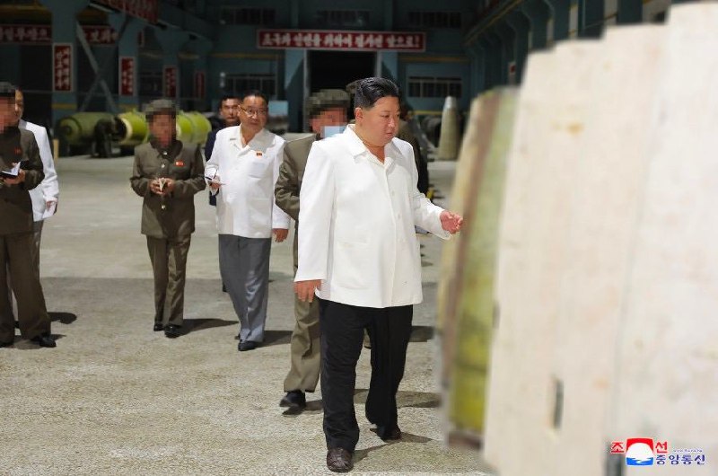 朝鲜，金正恩11至12日视察战术导弹工厂、发射车工厂、作战装甲车工厂、大口径火箭炮弹工厂等军需工厂并进行工作指导
